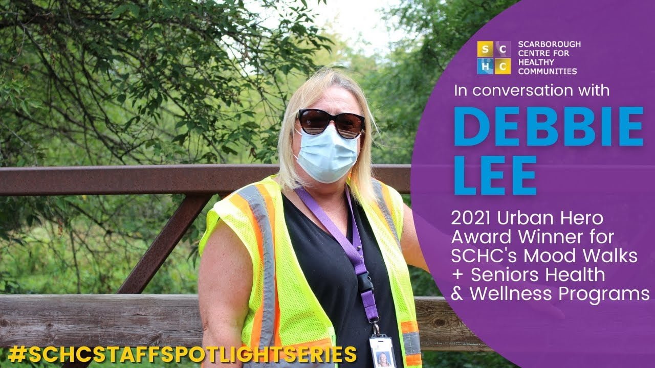 in conversation with Debbie lee, 2021 urban hero award winner for SCHC's mood walks + seniors health & wellness programs