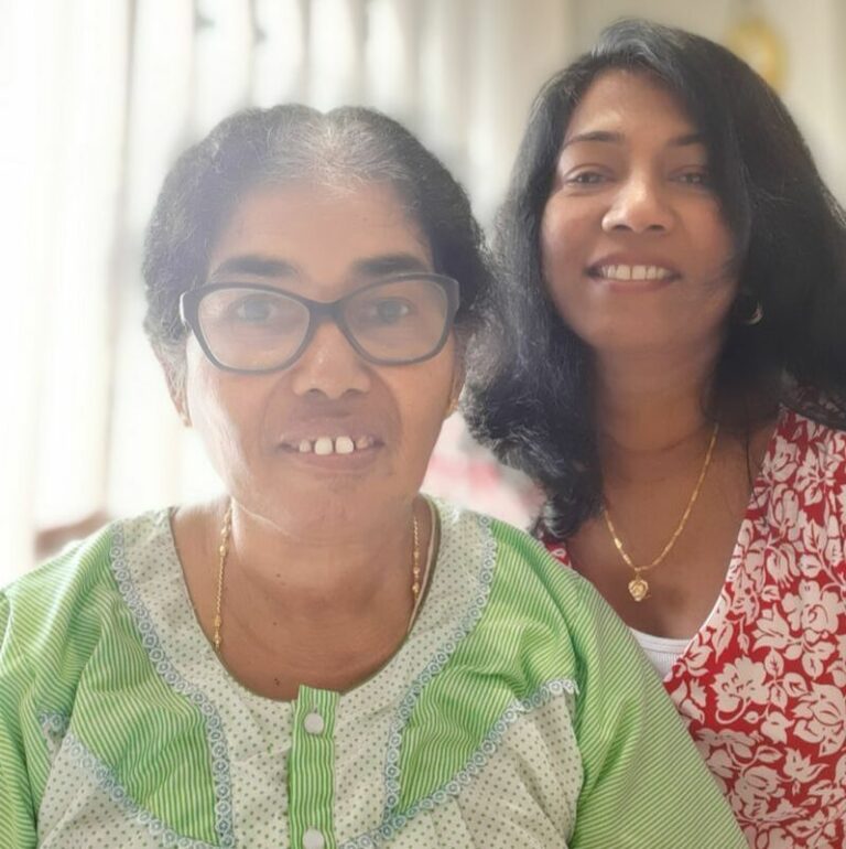“Being homebound during the pandemic was difficult but these sessions gave her that channel and hope”